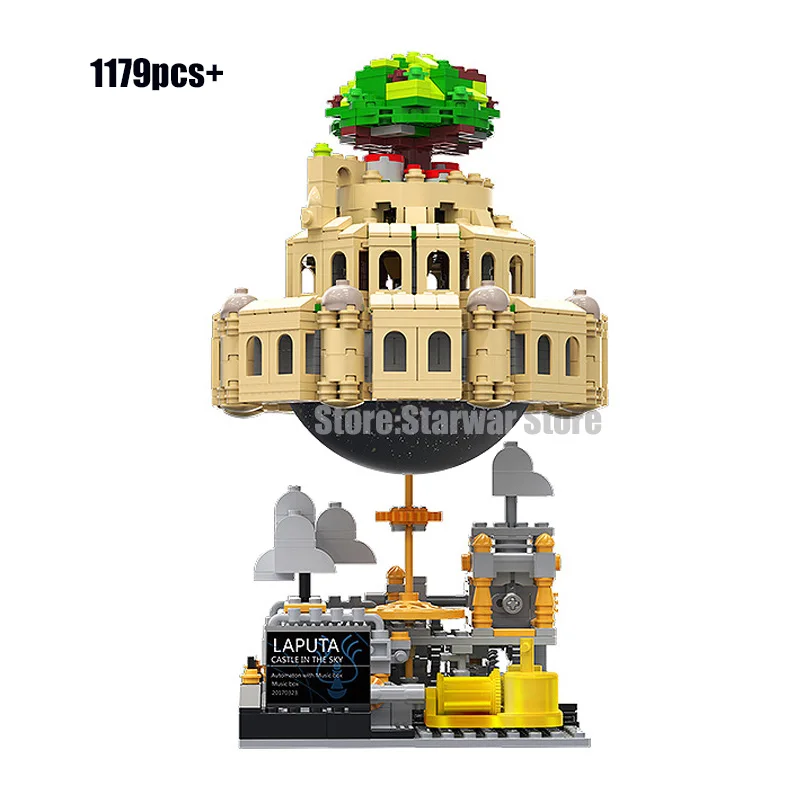 

BOXED XingBao Compatible Castle City of Sky Architecture Genuine Creative MOC Building blocks Music Box child Technic Toy