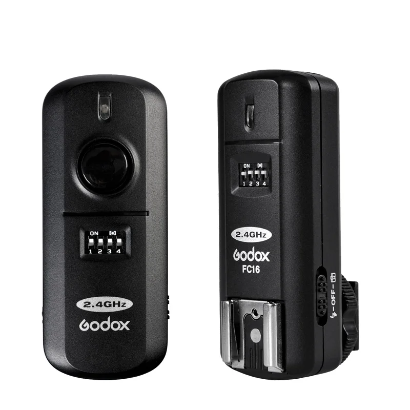Godox FC 16 2 4G каналов Беспроводная дистанционная Вспышка Speedlite стробоскопический