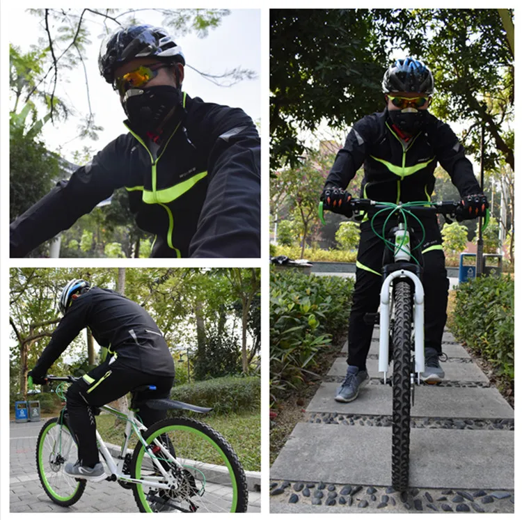 WOSAWE Windproof Waterproof Cycling jacket Long Sleeve Jersey Winter Autumn Warm Up Clothing Cycling Wear Reflective Jackets WOSAWE Windproof Waterproof Cycling jacket Long Sleeve Jersey Winter Autumn Warm Up Clothing Cycling Wear Reflective Jackets