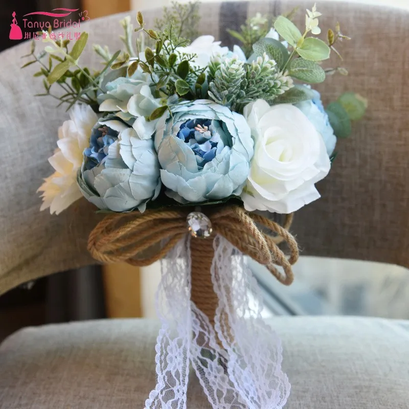 Country Style Artificial Wedding Bouquets For Brides Cofbay