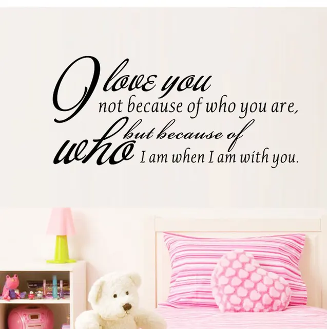 home decoration stickers decals love quotes wall sticker vinyl home