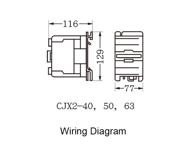 CJX2 4011 40A 3P NO + NC