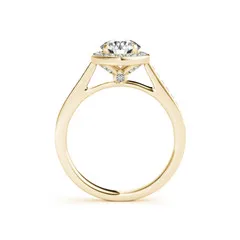 Yellow Gold Plated LESF кольцо наборы стерлингового серебра 925 Обручальное кольцо Сверкающее кольцо с белым богемским хрусталём для женщин Свадебные ювелирные изделия, кольца на палец для влюбленных - Цвет основного камня: Yellow Gold Plated