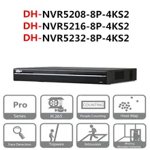 Dahua POE NVR NVR5208-8P-4KS2 NVR5216-8P-4KS2 NVR5232-8P-4KS2 8/16/32 CH 8 PoE 4K и H.265 Pro Сетевой Видео Регистраторы
