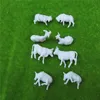 50 шт. 1:150 неокрашенных белых сельскохозяйственных животных, коров, весы ► Фото 2/6
