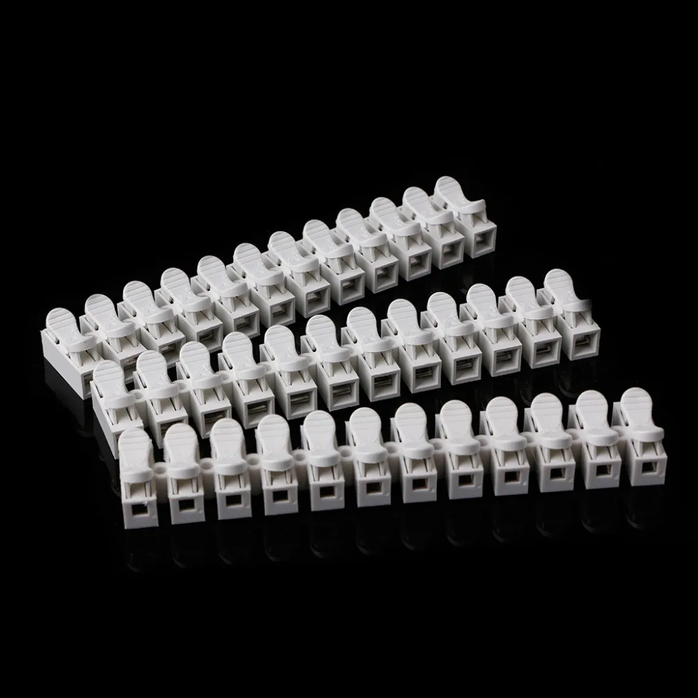 5 Pcs 12p LED Strip Light Spring Wire Quick Connector Splice L18 Clamp