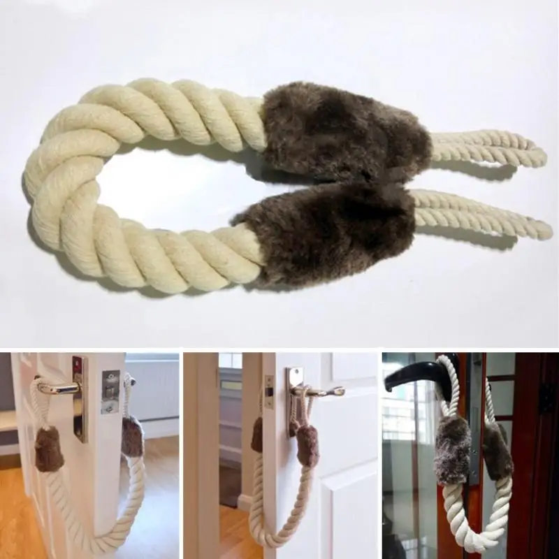 Doorstop Rope Doors Slamming Shut Wedge Door Handles Stopper Door