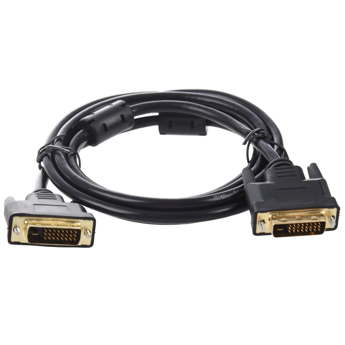 Кабель MAHA DAVID MM6 для монитора DVI-D Dual Link 2x DVI-D выпуклый 1,8 м черный