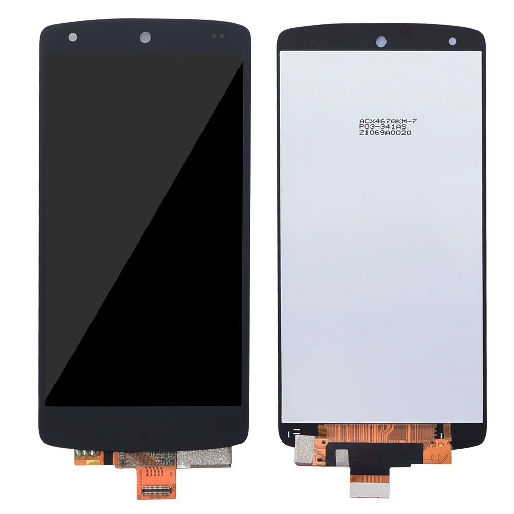 Cena Oryginalne do lg Google Nexus 5 wyświetlacz D820 D821 wyświetlacz LCD z ekranem dotykowym Digitizer z ramą kompletne części zamienne