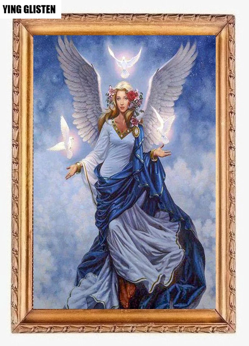 5D "Angel beauty"Diamond Painting Full Drill diamond studded Embroidery Cross Stitch home mosaic