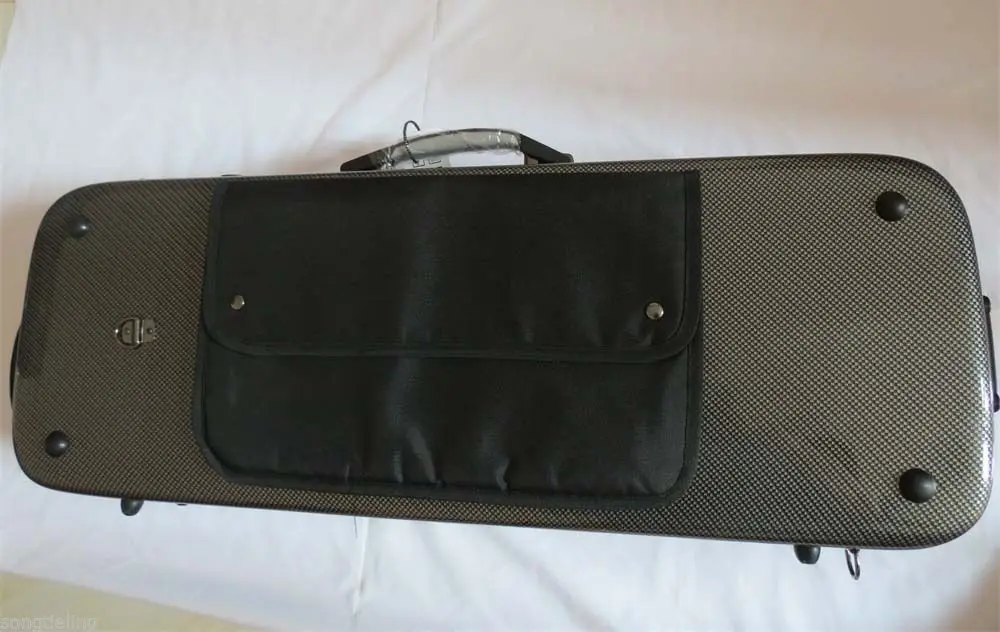 

Strong fiber glass Viola case for viola 15"-17 inch, with music book bag