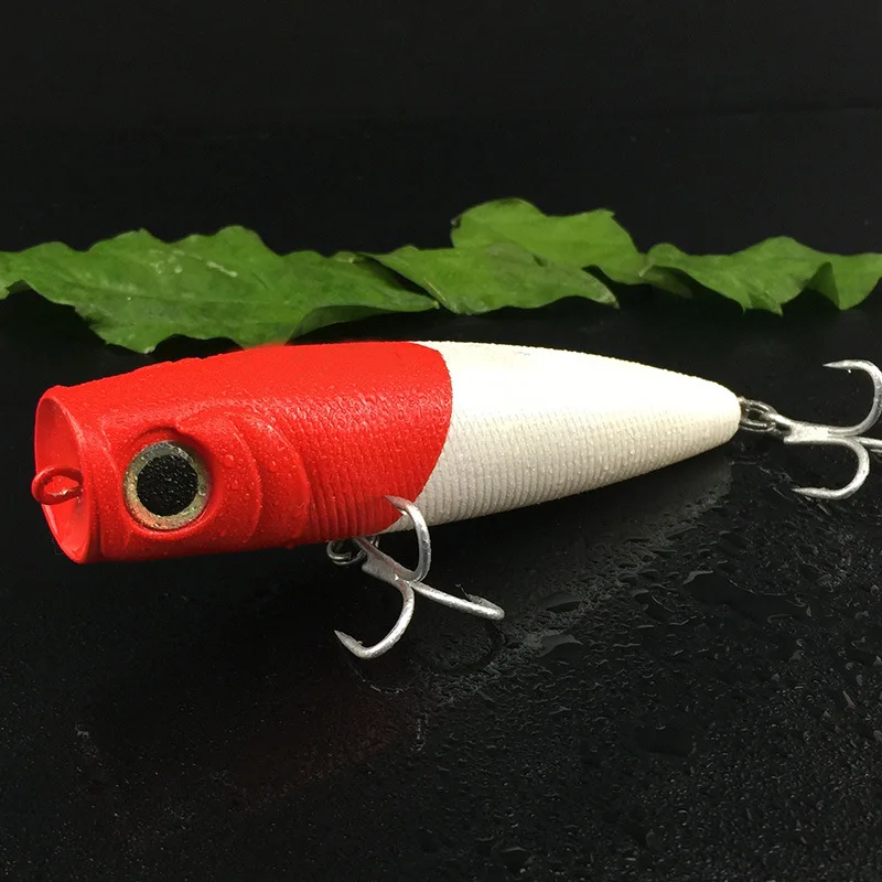 Ocean Boat Fishing Lure Big Popper 65g/13cm Steel Balls artificial Lures Build in 3 Times Hooks