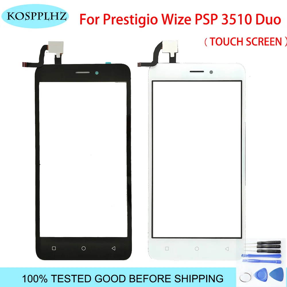 Оригинальное переднее внешнее стекло для Prestigio Wize G3 psp 3510DUO PSP 3510 DUO запасная панель