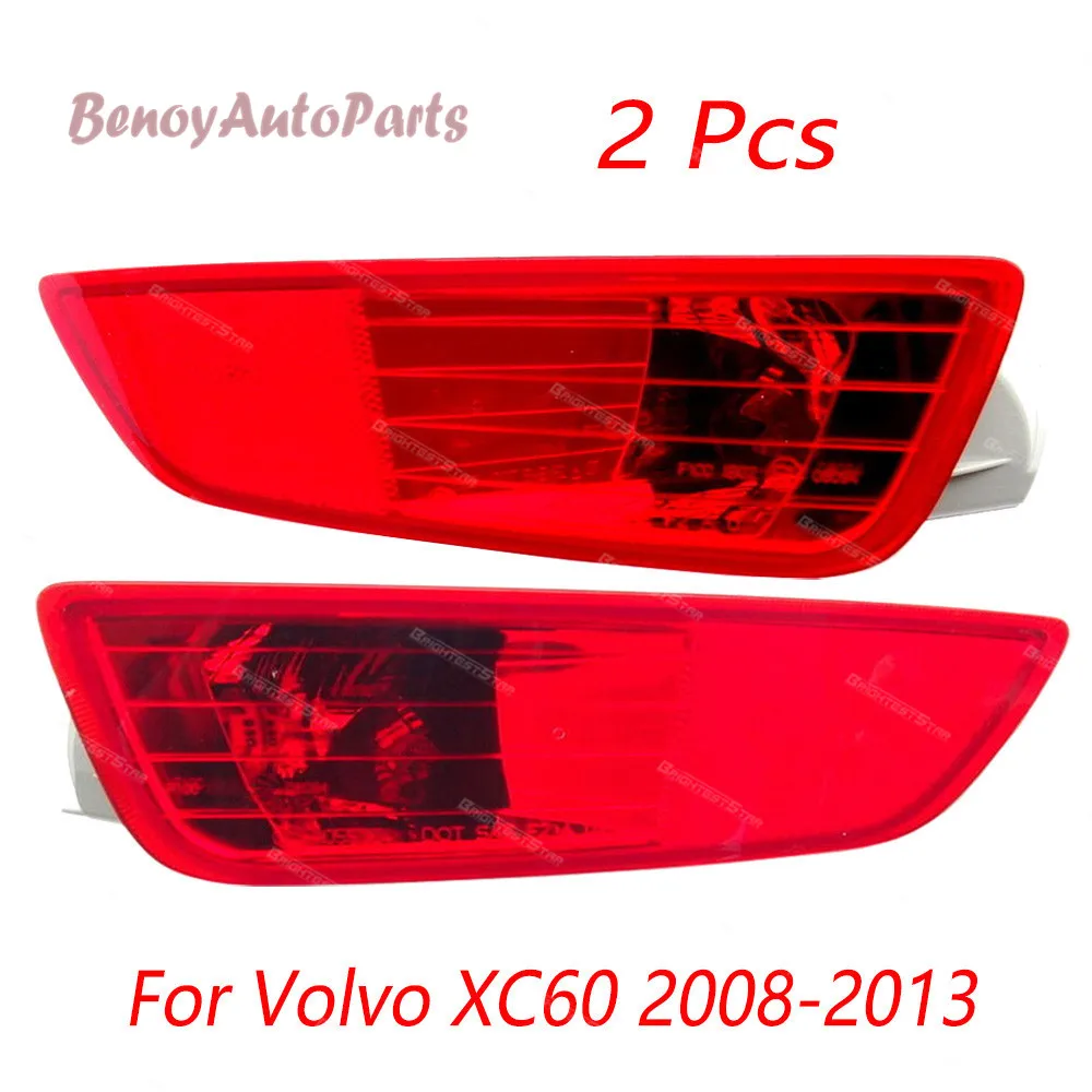 Задний бампер хвост свет лампы левый+ правая крышка отражатель для Volvo XC60 2008 2009 2010 2011 2012 2013 30763323 30763322