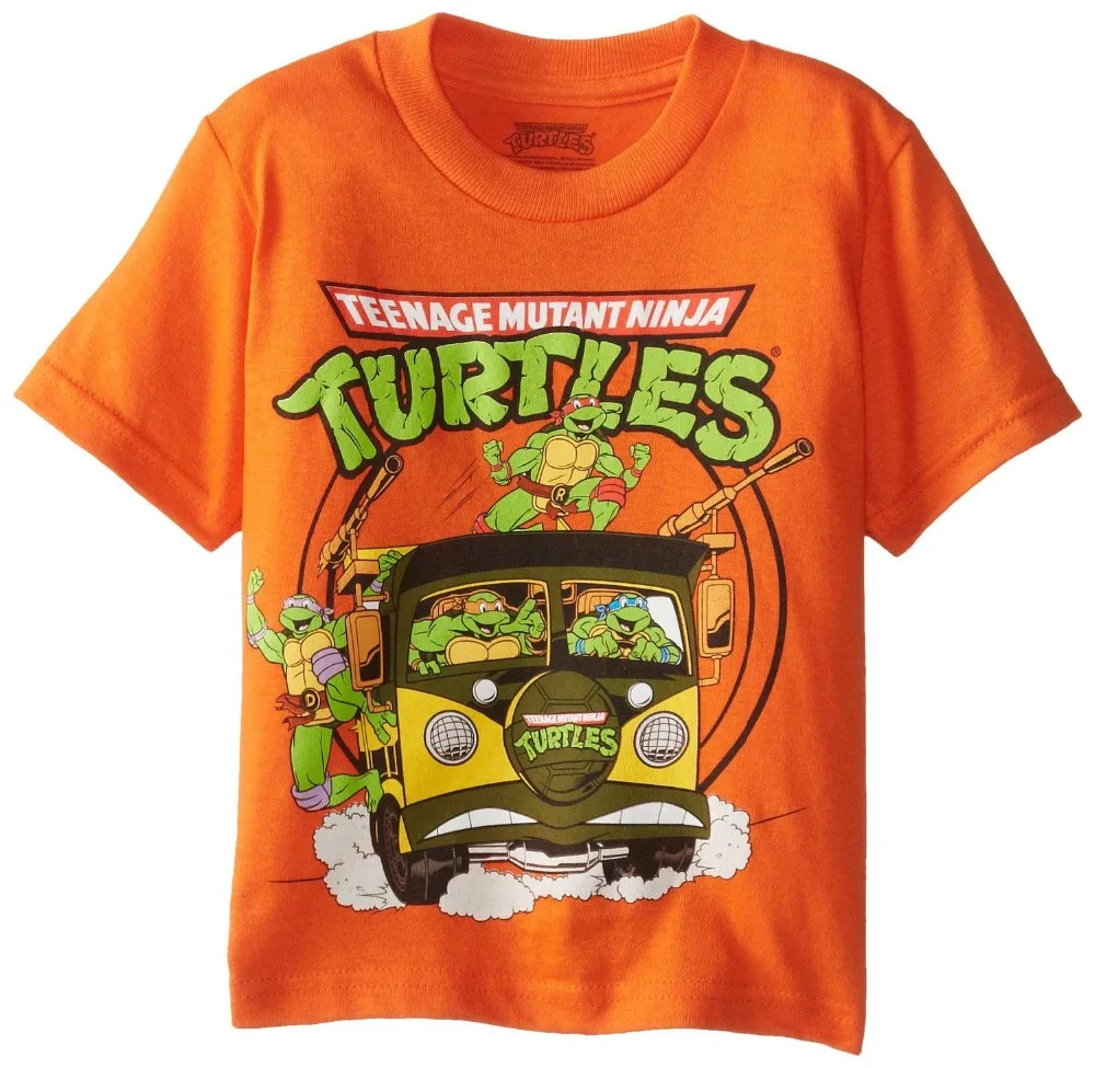 

New Summer Clothes Girls Shirts Children Clothing Girl Kids Raglan Sleeve T-Shirt Girl Kids Girls Tops Ninja Turtle Print Boys