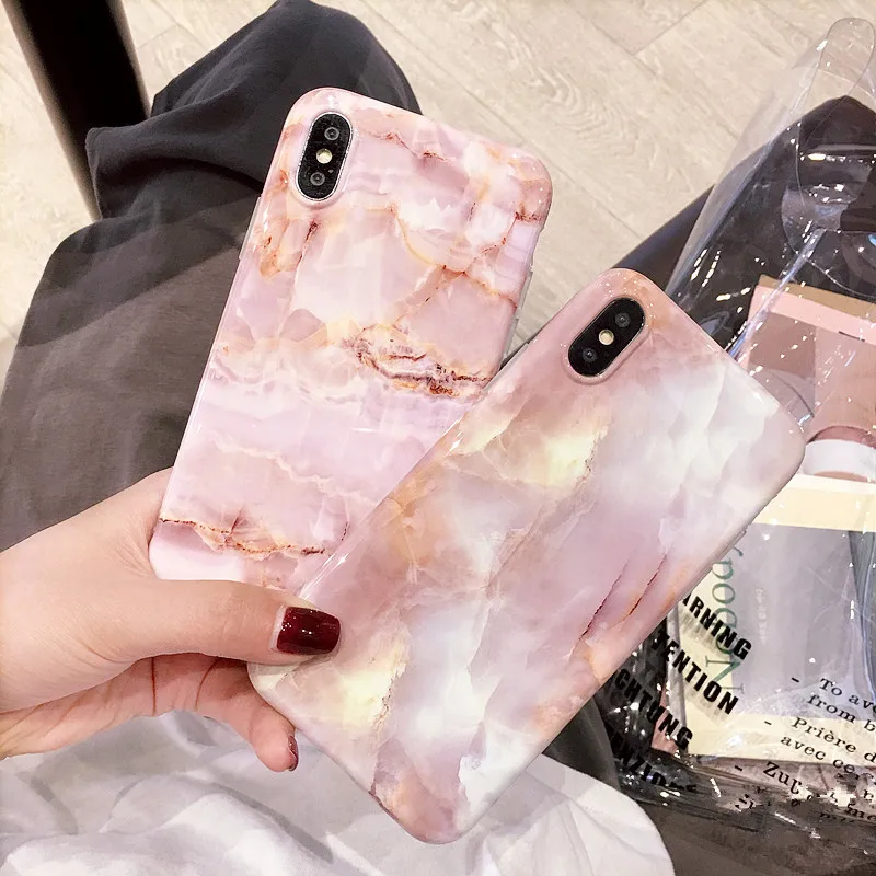 

TPU Silicone Vintage Marble Case For iPhone X XR XS Max 7 8 Plus Soft back Cover Cases For iPhone 8 7 6 6S Plus Back Capa shell
