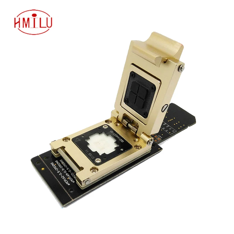 

eMMC programmer socket to SD Interface Nand flash pogo pin BGA153/169 Reader Chip Size 12x18mm Pitch 0.5mm phone date recovery