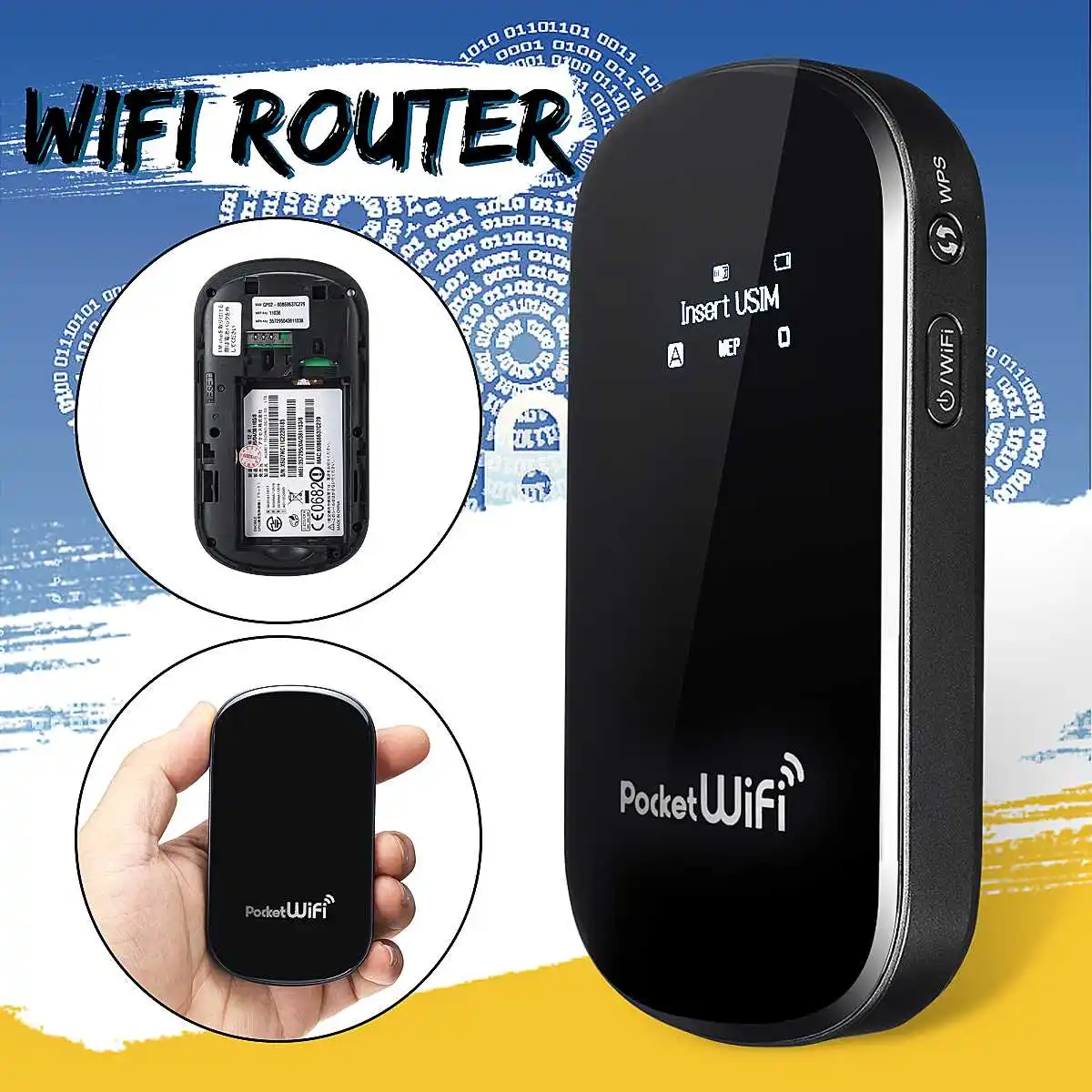3G Router GP02 Portable WiFi 3G 2100MHz Professional Encryption Hotspot WiFi Repeater Wireless Router MiFi