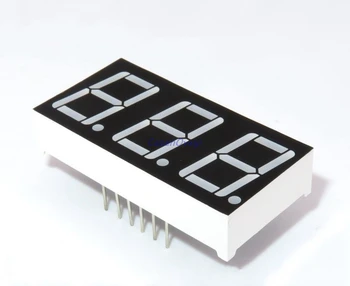 

5pcs/lot Digital tube segment common Cathode Red 3 Bit digital Tube 0.36 inch 11 needles Red LED Display 3631AS