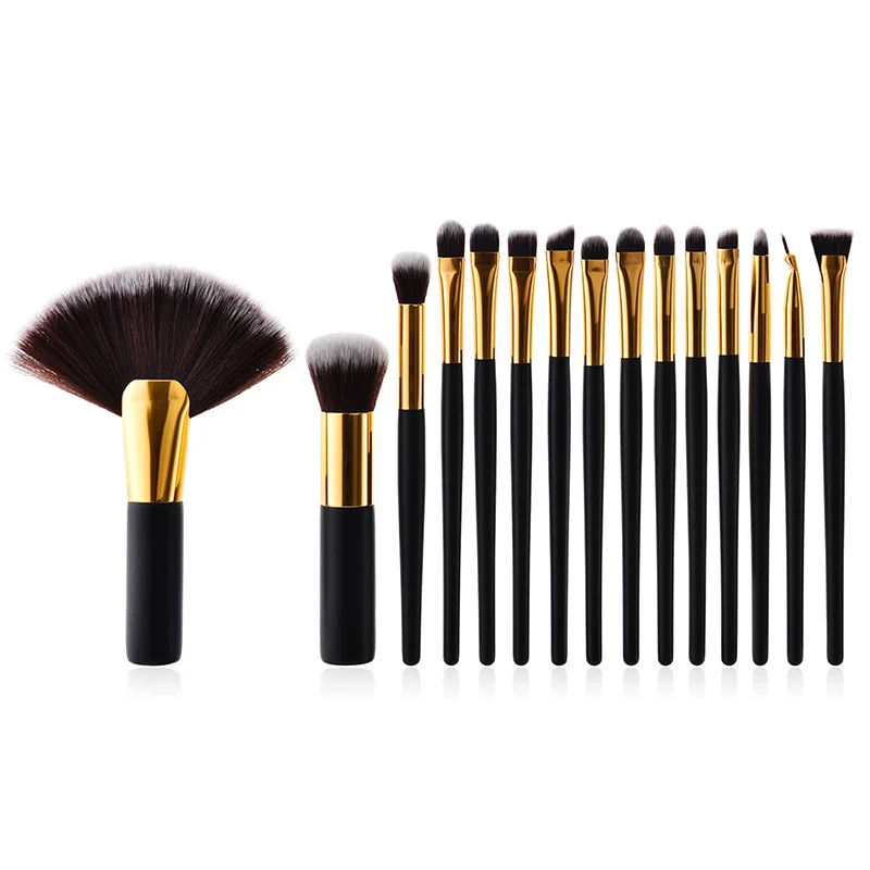 

15Pcs Professional Mini Brush Concealer Blending Lip Flat Top Eyebrow Powder Beauty Cosmetic Tools 2018 SK88