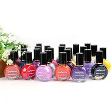 Распродажа конфет Цвета 10 мл медиаторы с цветными принтами ногтей полировочное масло лак для стемпинга Стикеры ногтей художественные инструменты для ногтей