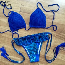 Mara's Dream крючком бикини ручной Купальник с косичками maillot de bain femme купальники женские бикини сексуальный купальный костюм