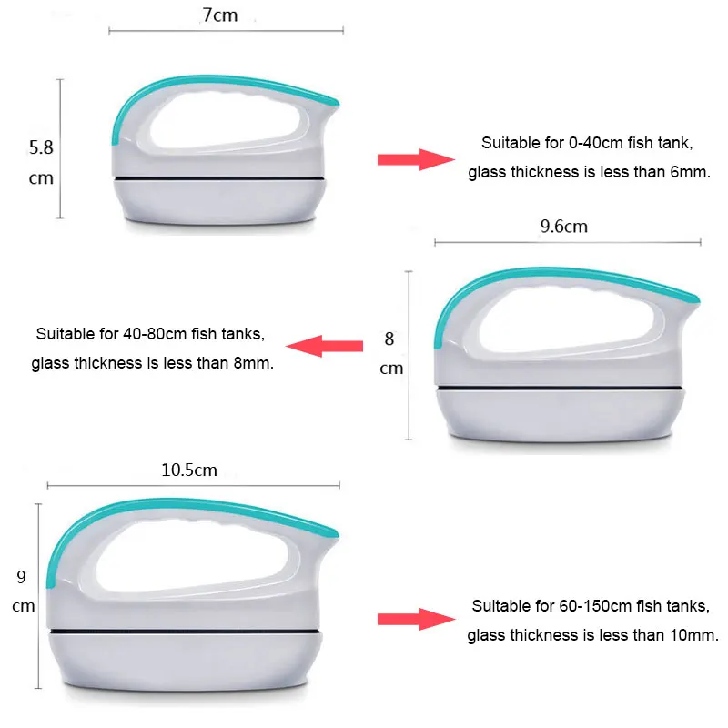 Дизайн, Магнитный аквариум для рыб, стеклянный скребок для водорослей, очиститель, Магнитная Щетка для аквариума, инструменты для рыб, плавающая щетка