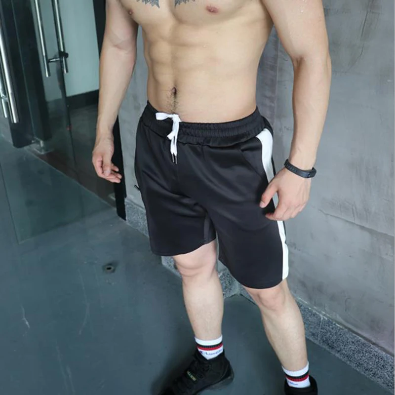 Летние Стильные джоггеры Джастина Бибера сетчатые Шорты повседневные Хип-хоп вентиляционные с заниженным шаговым швом дышащие мужские спортивные штаны