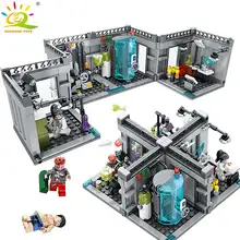 City Police Biochemical Lab Series Building Blocks Compatible Legoed technic classic Figures Enlighten bricks toys for Children