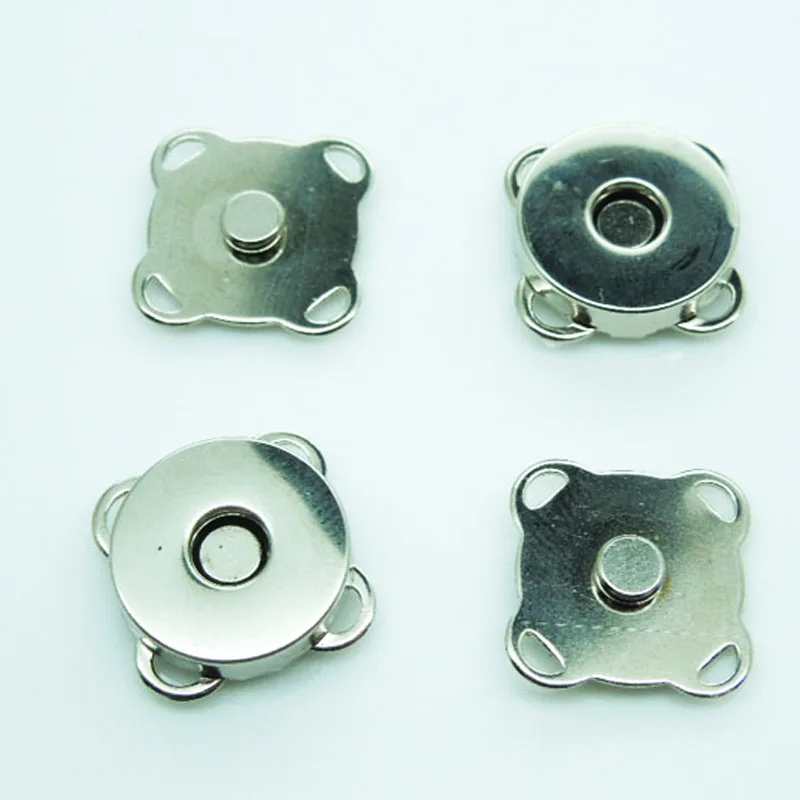 14mm,20Sets Silver Tone Snaps Bag Purse Clasp Button,Sew on