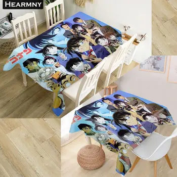 

Detective Conan Tablecloth Waterproof Oxford Fabric Square/Rectangular Tablecloth For Wedding Table Cloth Cover TV Covers