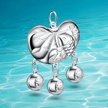 

Baby 925 genuine silver necklace pendant. accessories;Solid design;Holiday necessities;Chinese style,Send red rope