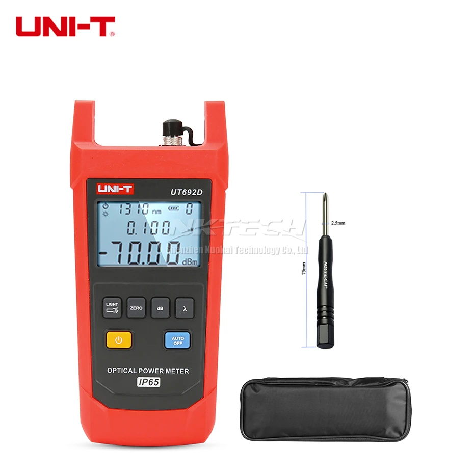 Измеритель оптической мощности UT692D измеритель от-70 до 10dBm 800-1700nm InGaAs инструмент