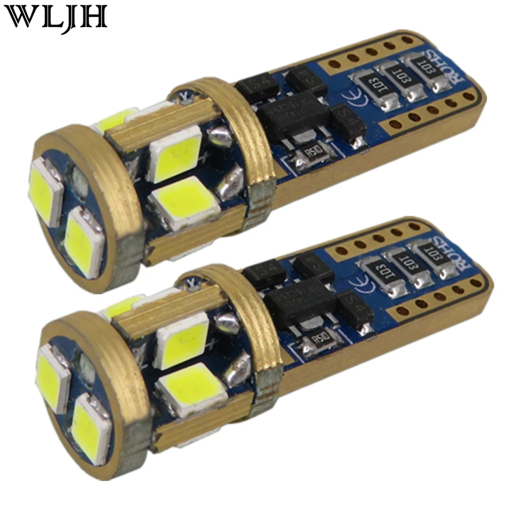 

WLJH 2x Canbus T10 LED W5W 2835 SMD Car Styling Auto Automobiles Bulb For Opel Astra h j g Corsa Zafira Insignia Vectra b c d