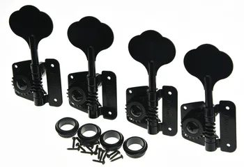 

Quality Wilkinson 4 Left Handed Bass Tuners WJBL-200 Tuning Keys Machine Heads Black