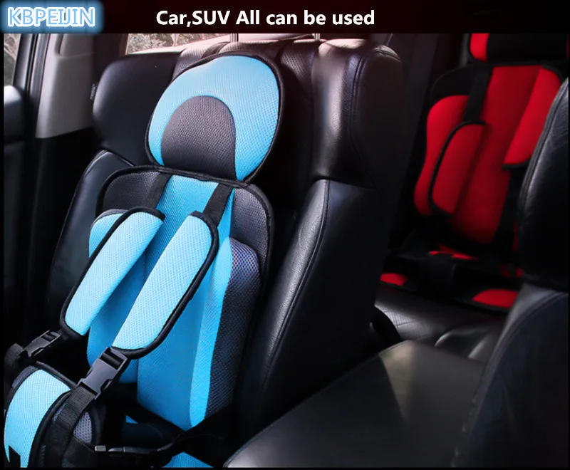 

For Citroen c2 c4 c5 c4l c3 saxo xsara picasso Car Portable Child Seat Baby Kid Car Thickening Sponge Seat Belts accessories
