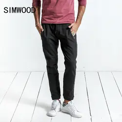 SIMWOOD Новинка весны 2019 года повседневные штаны для мужчин Drawstring Joggers пот брюки девочек мотобрюки плюс размеры высокое качество брендовая