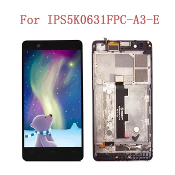 

100% Work Well LCD Display+Frame For BQ Aquaris E4.5 5K0631 Touch Screen Repair Parts Assembly