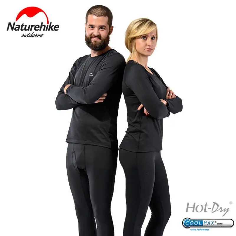 

NatureHike Outdoor Sports Thermal Underwear Men Women Winter Quick Dry Perspiration Camping Travel Underwear Sets NH17Y002-F