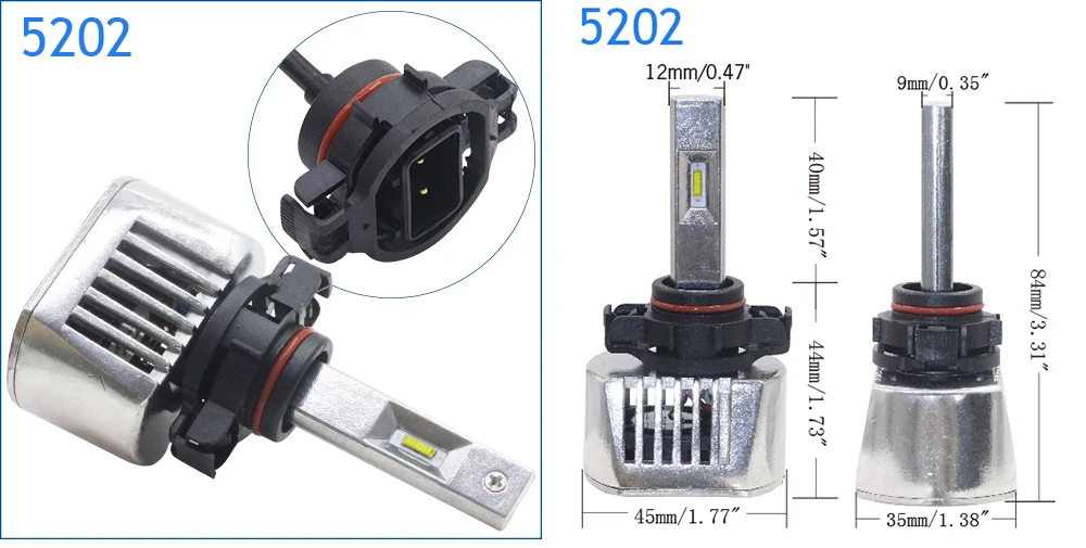 Cawanerl H4 H7 светодиодный головной светильник лампы 100W 12000LM 6000K белый H1 H3 H8 H11 9005 9006 9007 9012 H13 H15 H16 автомобильный светильник противотуманная фара