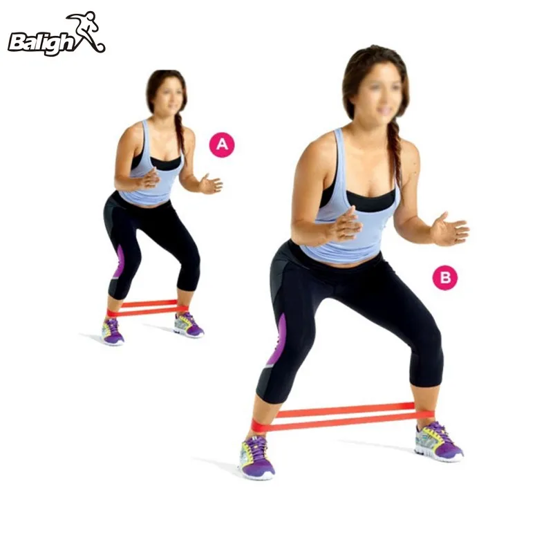 Balight Yoga Resistance Training Rubber Band Fitness Sports Pilates Training Accessory Elastic Exercise Equipment Balight Yoga Resistance Training Rubber Band Fitness Sports Pilates Training Accessory Elastic Exercise Equipment