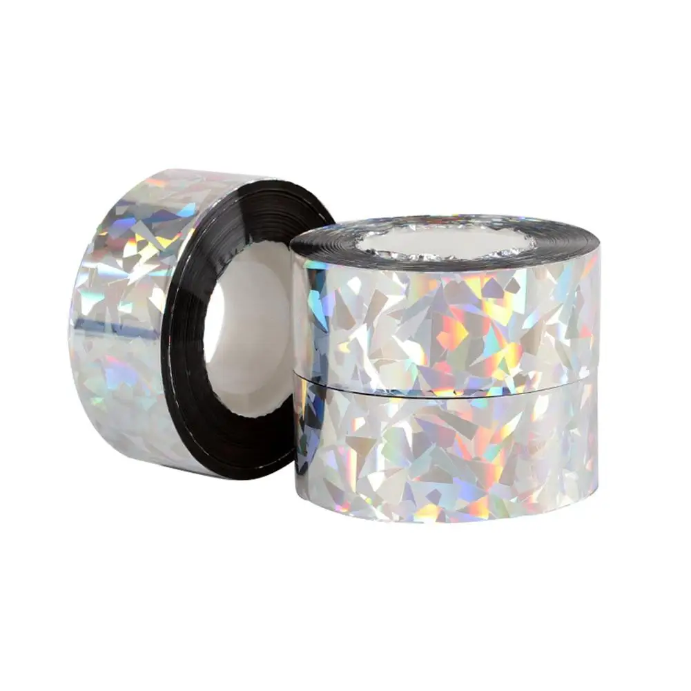 

Flash Reflective Bird Scare Ribbon Anti Bird Tape Belt Small Animals Repeller Tapes Garden Orchard Pest Control2.4x70/80