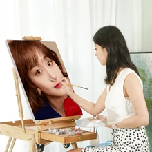 YIJIE-peinture à l'huile avec numéros de Photo personnalisée, bricolage sur toile, pour portrait de famille, bricolage personnalisé
