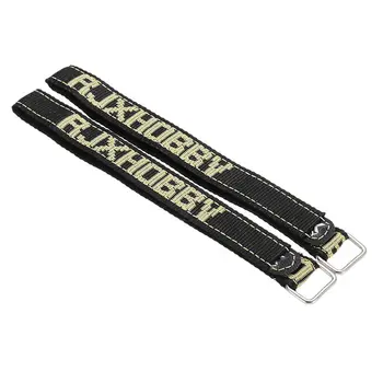 

2Pcs RJX 20mm Non-Slip 150-400mm Aluminium Alloy Buckle Battery Strap for FPV Drones RC Models Multicopter DIY Part