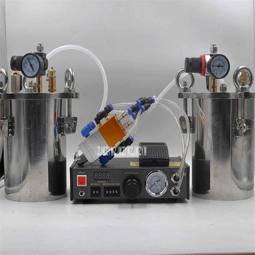 

New MY-2000 Glue Dispenser Equipment Accurate Automatic Glue Dispensing Machine With 1L Pressure Tank+Dispensing Valve+Dispenser