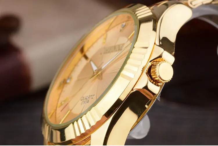 CHENXI, роскошные женские золотые часы, кварцевые часы, женские часы, ювелирные изделия, Дамский золотой ремешок, наручные часы, модные кварцевые часы для женщин