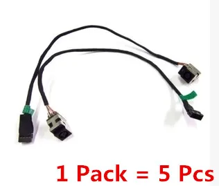 5 Pcs Laptop DC Power Jack Plug Port With Cable Wire Harness For HP M6-1205DX M6 M6-1000 689145-YD1 | Компьютеры и офис