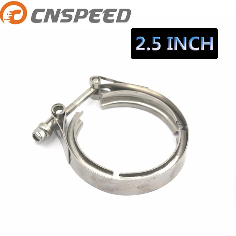 Cnspeed 2 5 дюймов автозапчасти v зажим набор для турбо выхлопные трубы Выпускной V