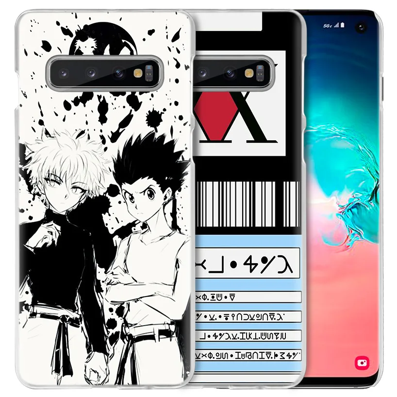 Hunter x охотников чехол для samsung Galaxy S10 5G S10e S9 S8 M40 M30 M20 M10 J4 J6 плюс J8 Note 8 9 Жесткий чехол с рисунком из аниме чехол для телефона