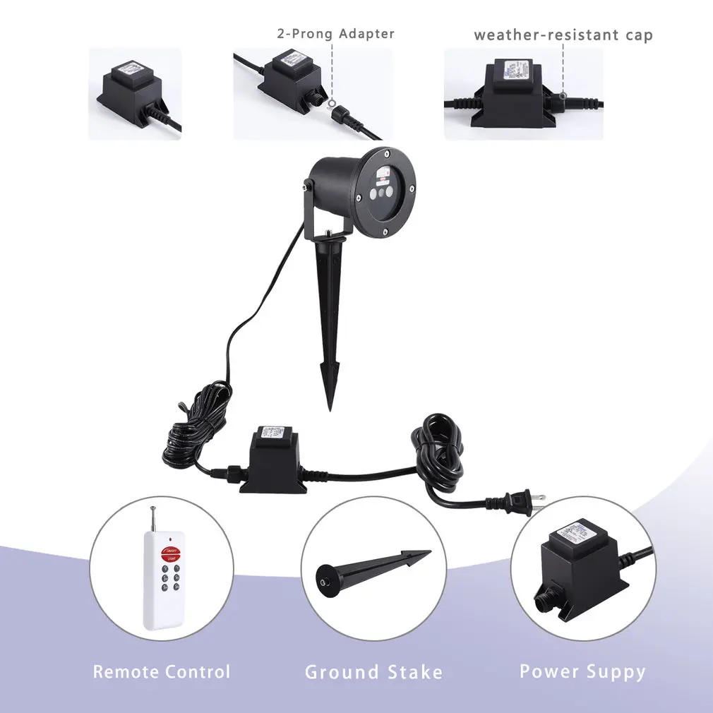 

Unique Design Aluminum Alloy IP67 Outdoor Waterproof Mini Laser Light 3 Colors LED Lamp smart Didco Parties Light Decoration